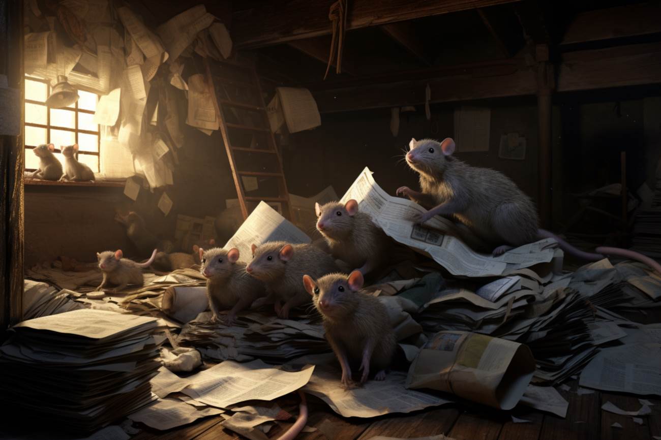 Comment les rats entrent dans une maison